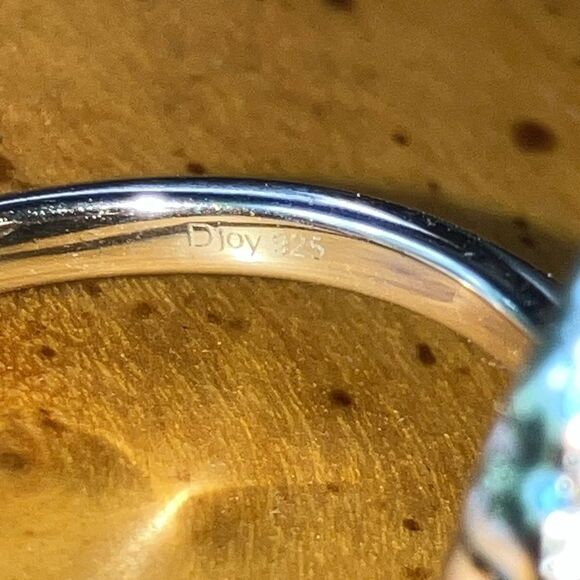 Natural Red Garnet Chrome Diopside Sterling Silver Ring - Picture 6 of 9